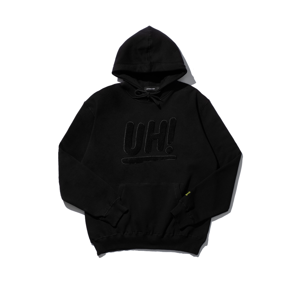 UH Hoodie Heavyweight Cotton - TRIPLE BLACK TOWEL LOGO