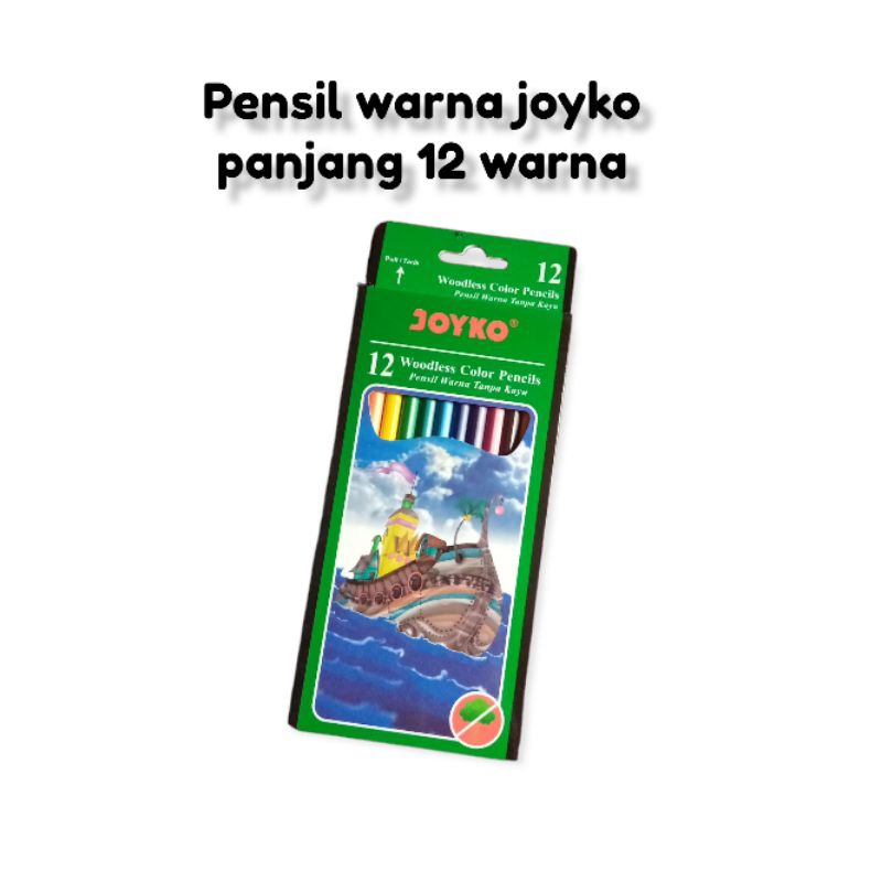 

Pensil warna joyko panjang 12 warna