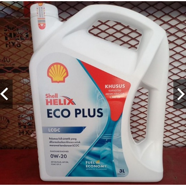 Shell Helix Eco Plus 0W-20 3L