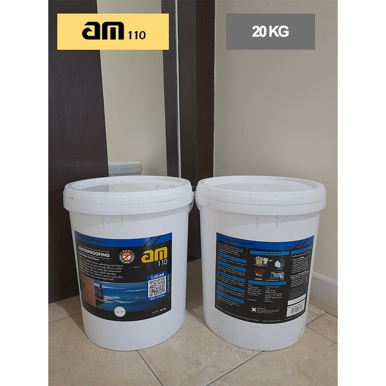 AM 110 WATERPROFING 20kg / CAT ANTI BOCOR / PELAPIS TEMBOK LUAR