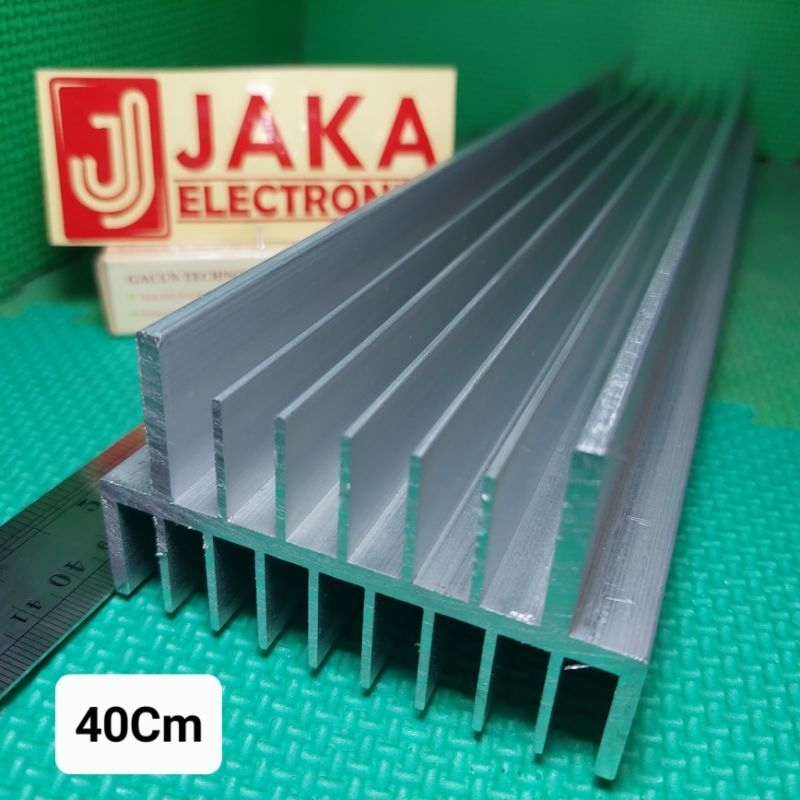Heatsink Headsink 2U Panjang 40 cm Pendingin Transistor Super Tebal
