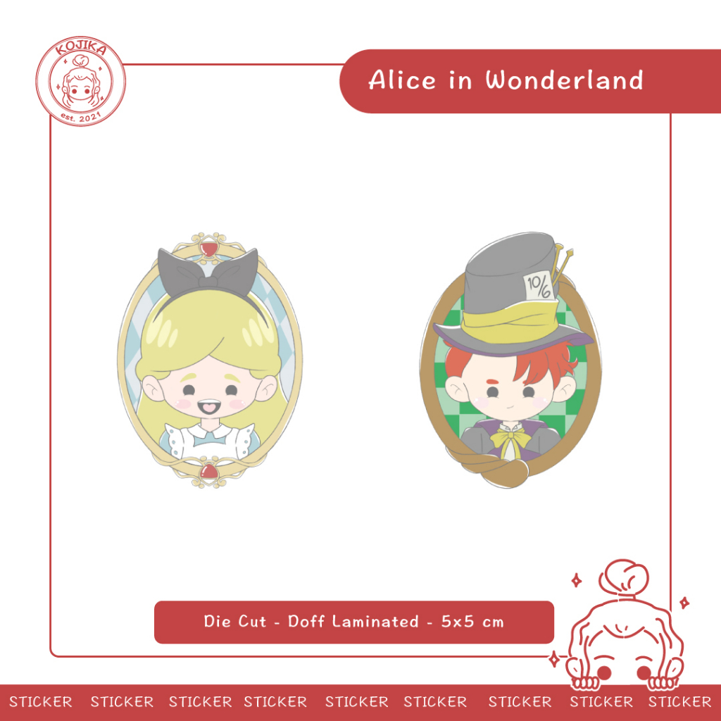 

Stiker Set Alice in Wonderland | Stiker Set | Stiker Alice in Wonderland