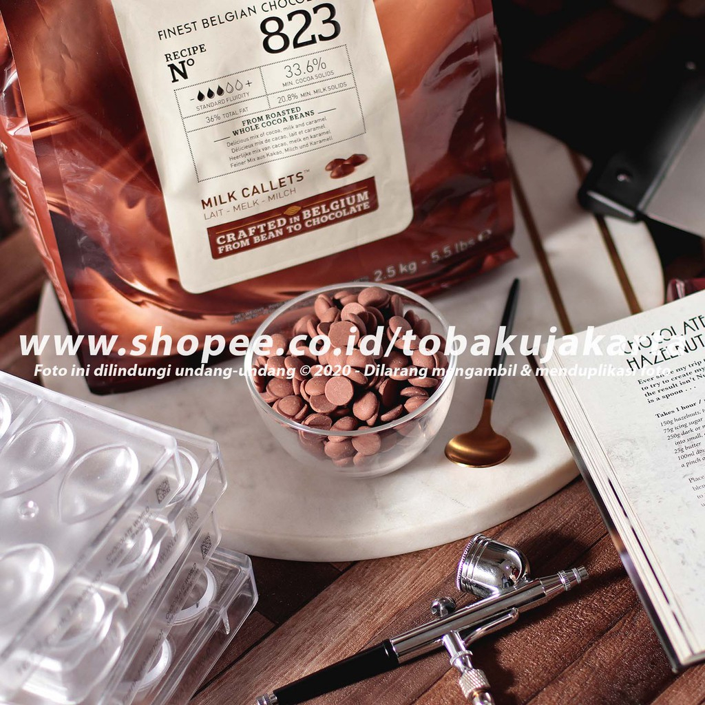 

Callebaut 823 MILK Couverture Chocolate 500gr Cokelat 33,6% Coklat