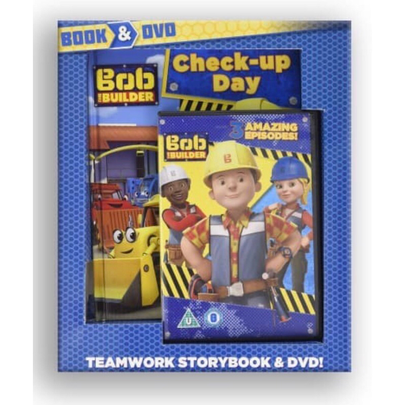 Bob Builder Book & DVD Teamwork Storybook & DVD