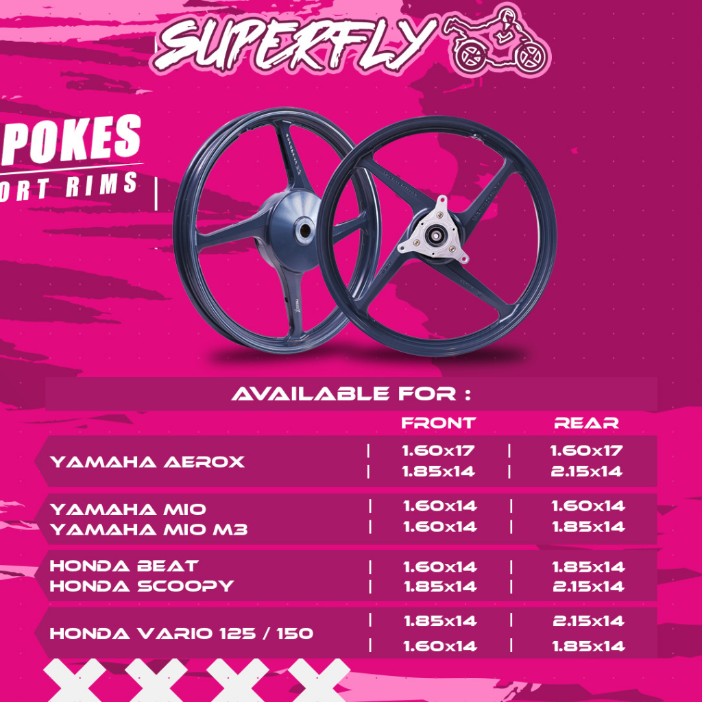 VELG RACING AEROX 155 SUPERFLY