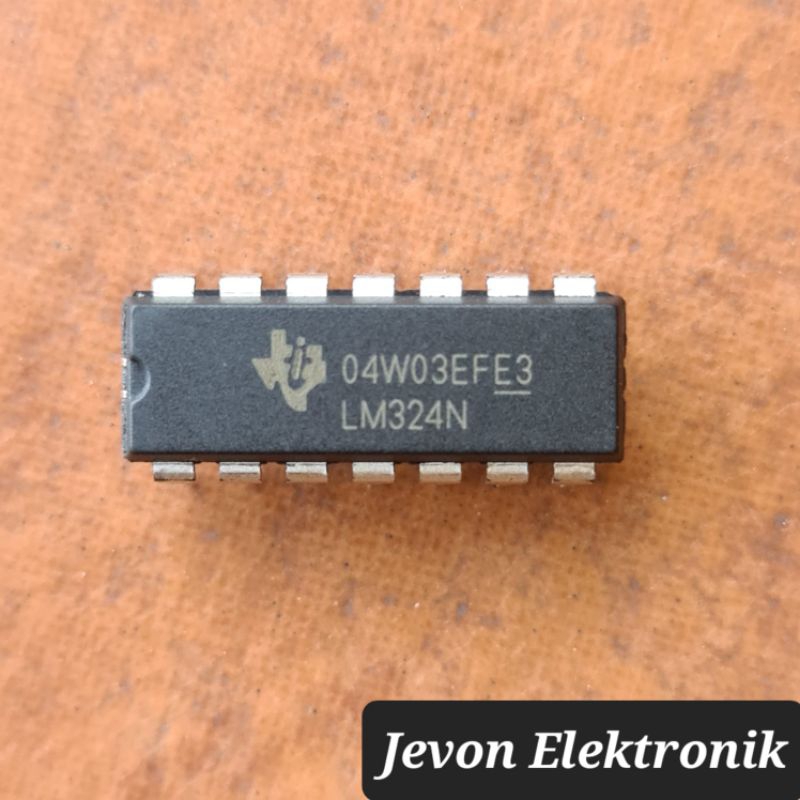 IC Transistor LM 324 N SOP-14 Texas Instrument LM324 DIP-14 LM324N