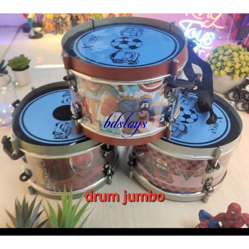 Mainan Alat Musik Drum Pukul Jumbo untuk Edukasi dan Hiburan Anak, Melatih Motorik dan Kreativitas S