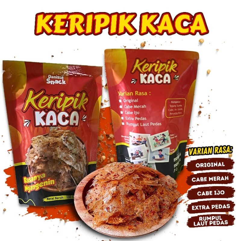 

KERIPIK KACA/KRIPCA 100 GR