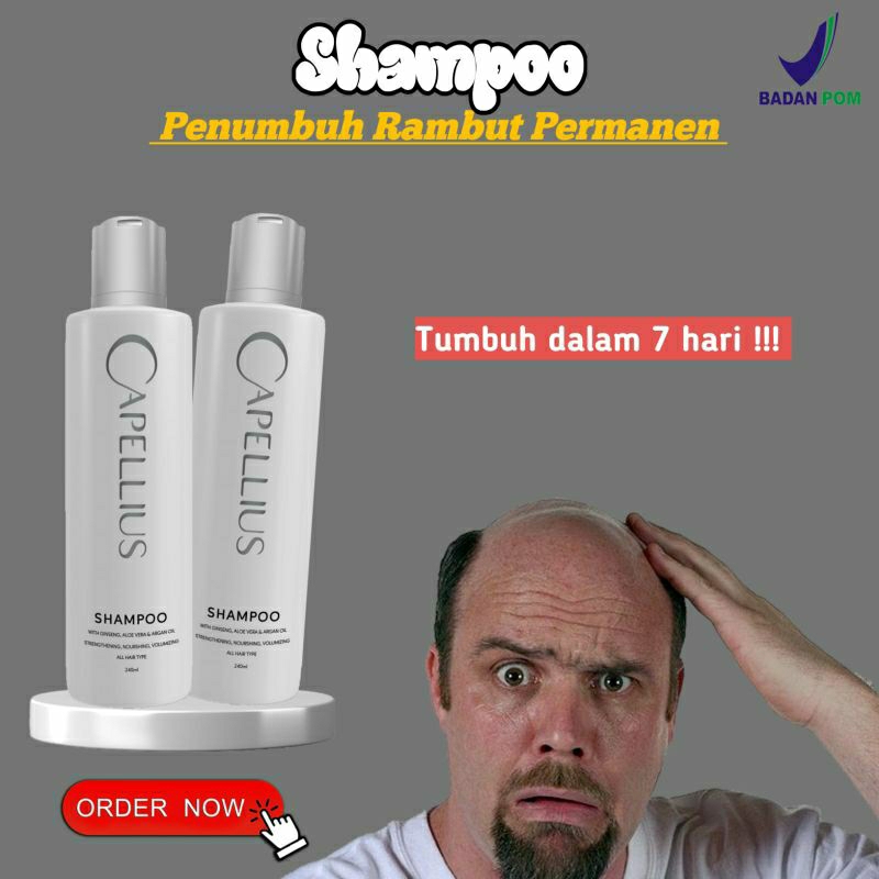 CAPELLIUS SAMPO PENUMBUH RAMBUT | PENUMBUH RAMBUT PRIA DAN WANITA | PENUMBUH RAMBUT SECARA CEPAT | P