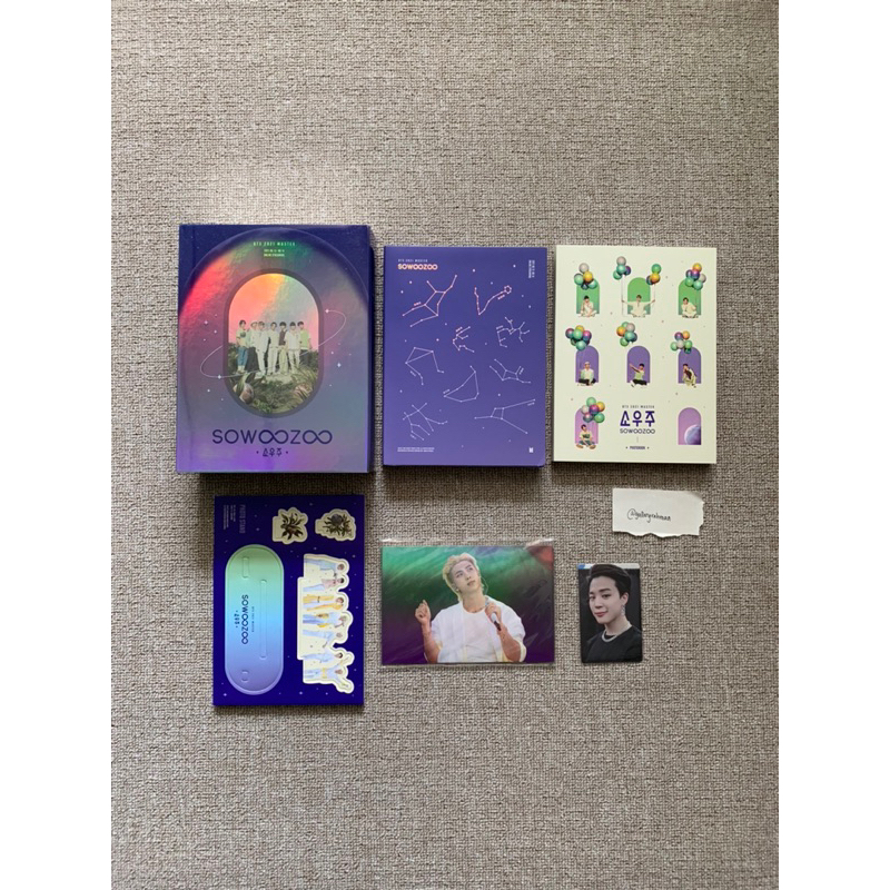 Sowoozoo BTS DVD & Bluray SET | Photocard Jimin Taehyung