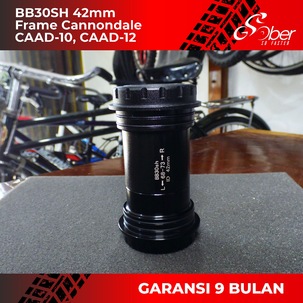 Garansi 9 Bulan ..... BB 42mm buat Frame CANNONDALE CAAD 10 .. CAAD 12 lubang BB 42 mm pake Crank Sh
