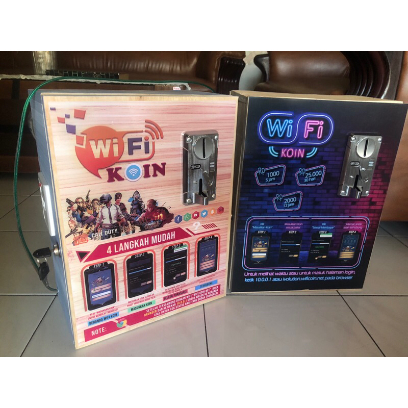 Wifi Koin paket usaha internet wifi hotspot koin dan voucher no ribet masa kini