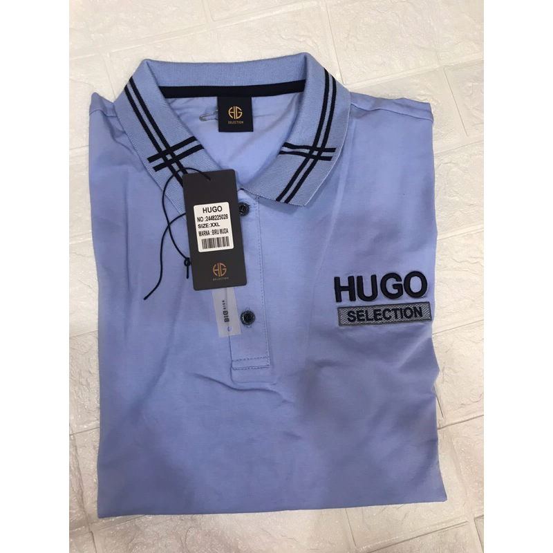 kaos krah hugo selection Ori ukuran jumbo