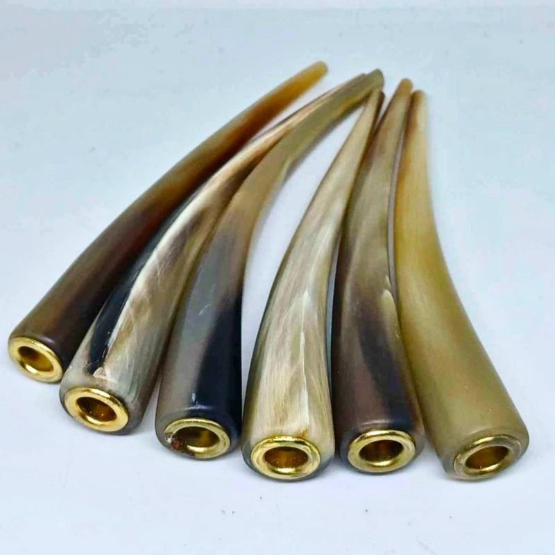 ONCE PIPA TANDUK KERBAU BULE PANJANG -+ 14 CM