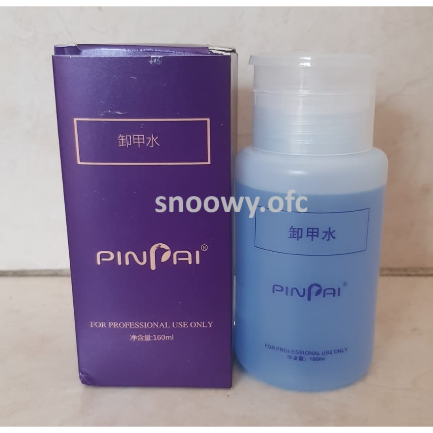 PINPAI CLEANSER 160ML/ PINPAI REMOVER 160ML/ NAIL GEL POLISH REMOVER/ PURE ACCETON