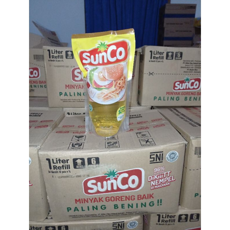 

Minyak Goreng Sunco 2 liter 1krat 1 dus isi 6pcs terlaris