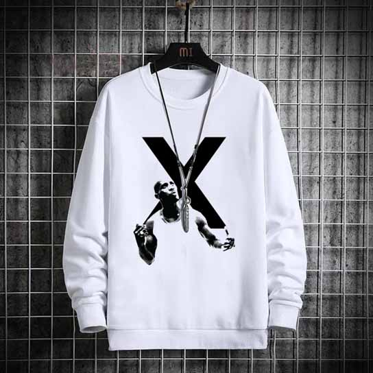 Sweater Tupac Shakur X 2pac Crewneck Sweeatshirt Bahan Katun
