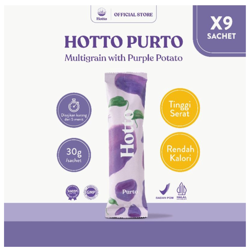 

[9 SACHET] Hotto Purto Multigrain with Purple Potato