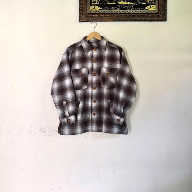 flanel veterano uniqlo wool dalem sherpa(Pesanan buyer smail)