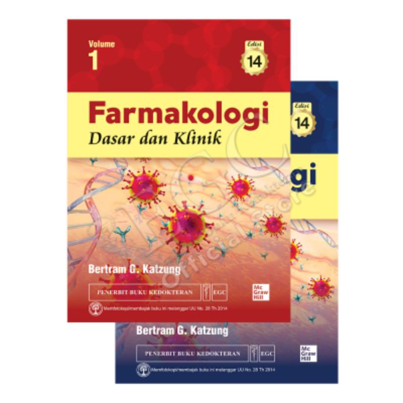 Farmakologi Dasar Katzung E/14 SET (Vol.1 & Vol.2)
