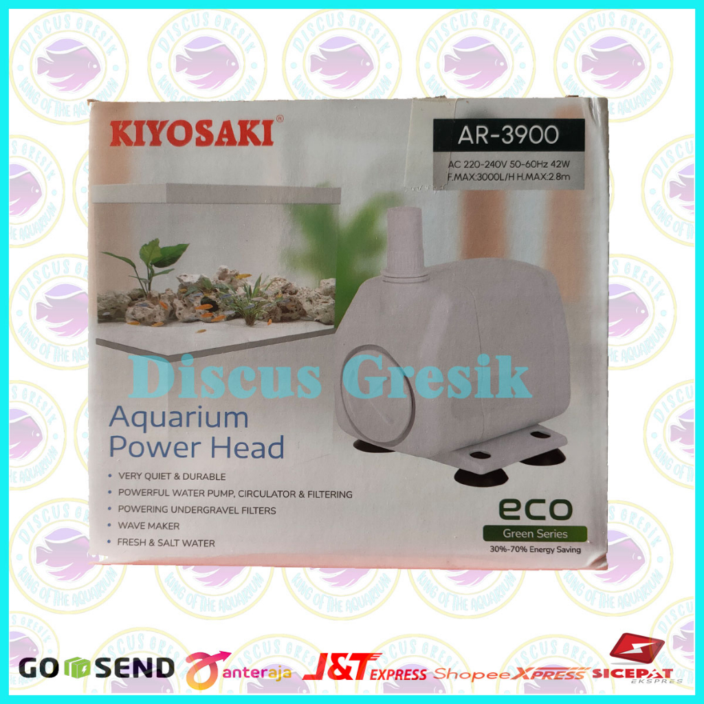 Pompa Air Kiyosaki AR 3900 - Pompa Celup / Water Pump Akuarium / Kolam