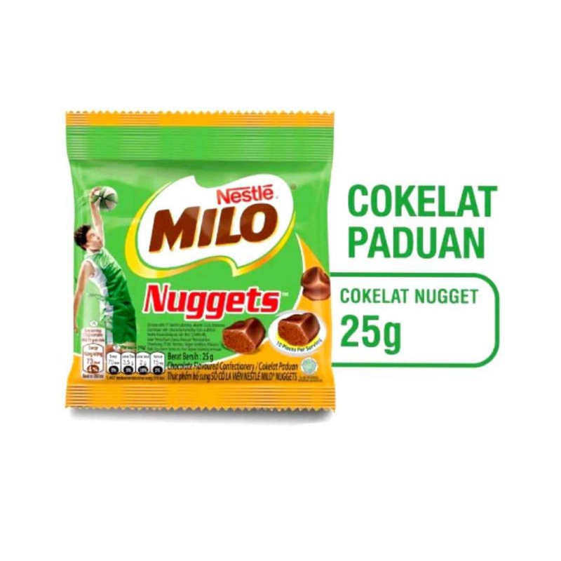 

Milo Coklat nuggets 25 g milo coklat candy milo coklat cube