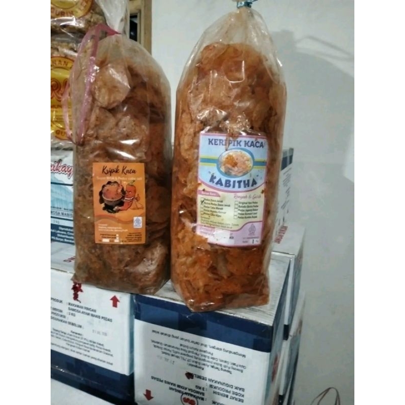 

kripca kripik kaca pedas daun jeruk 1 kg