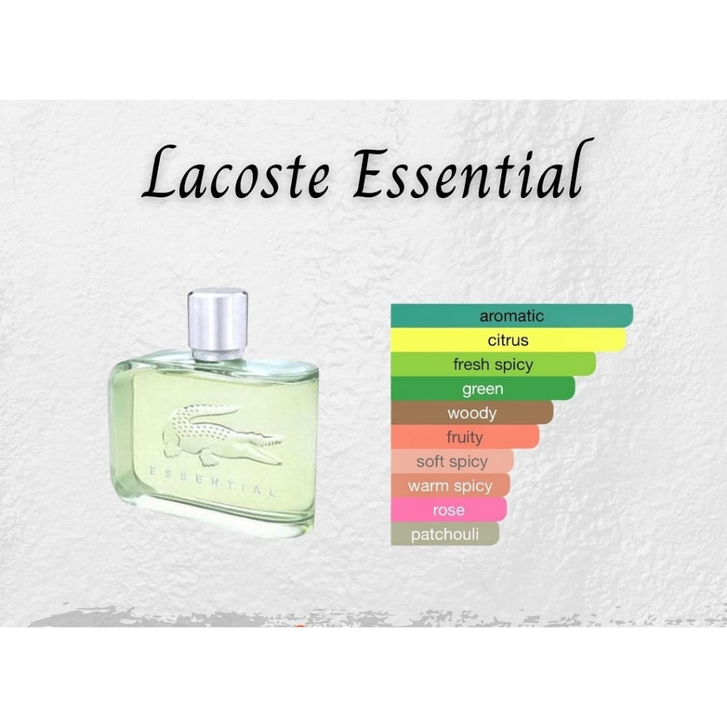 LACOSTE ESSENTIAL EDT ORIGINAL EROPA PARFUM PRIA TAHAN LAMA ESSENTIAL LACOSTE EAU DE TOILETTE 125 ML