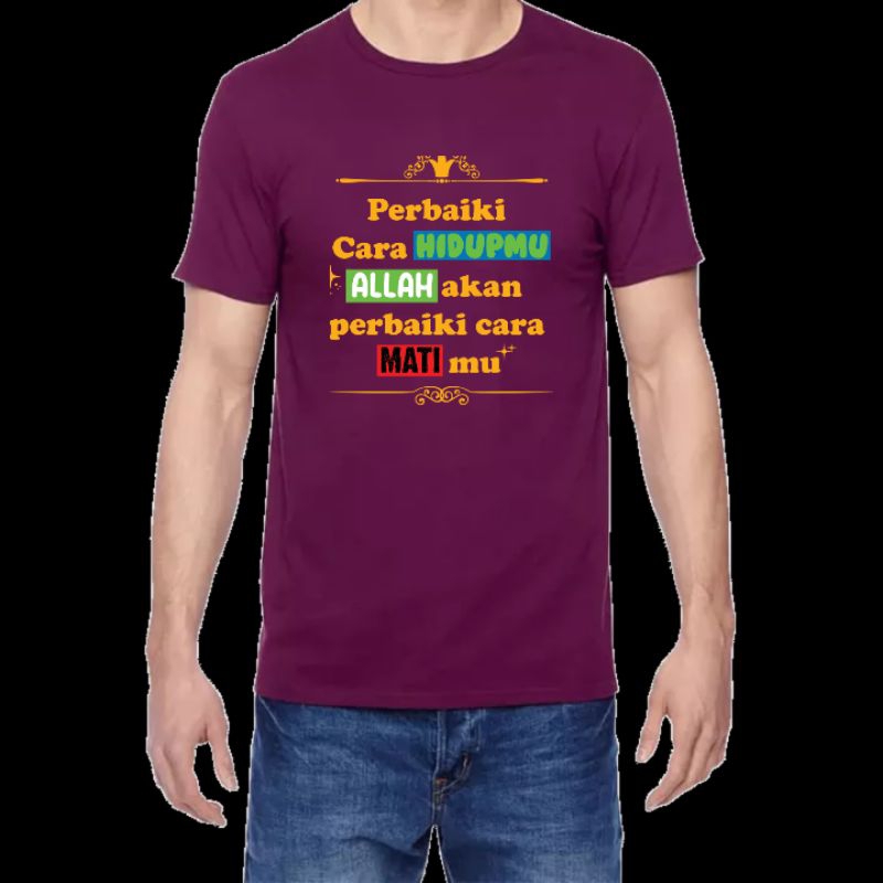 Tshit/Kaos Dakwah Keren Kata Kata Islami