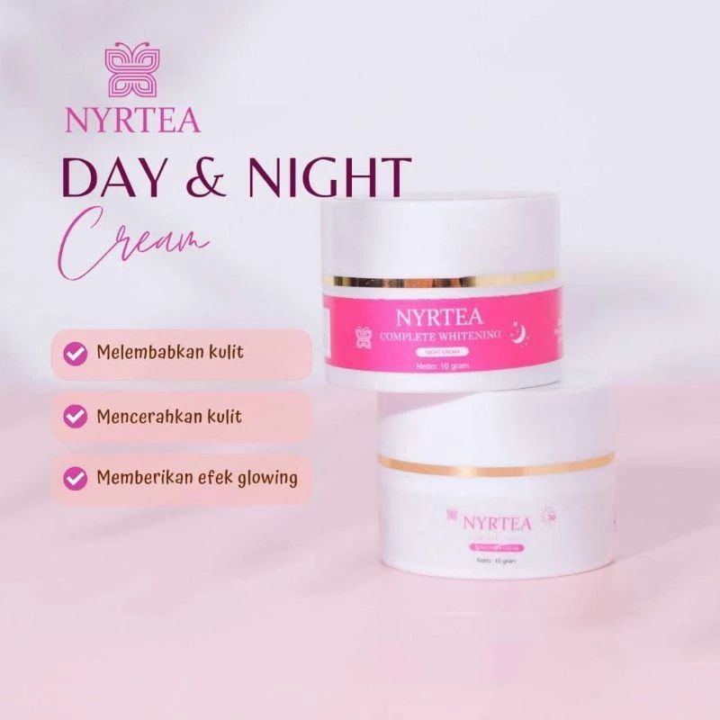 Paket Skincare Nyrtea [Booster Serum, Sunscreen Cream, Night Cream, Sabun Arnifa]