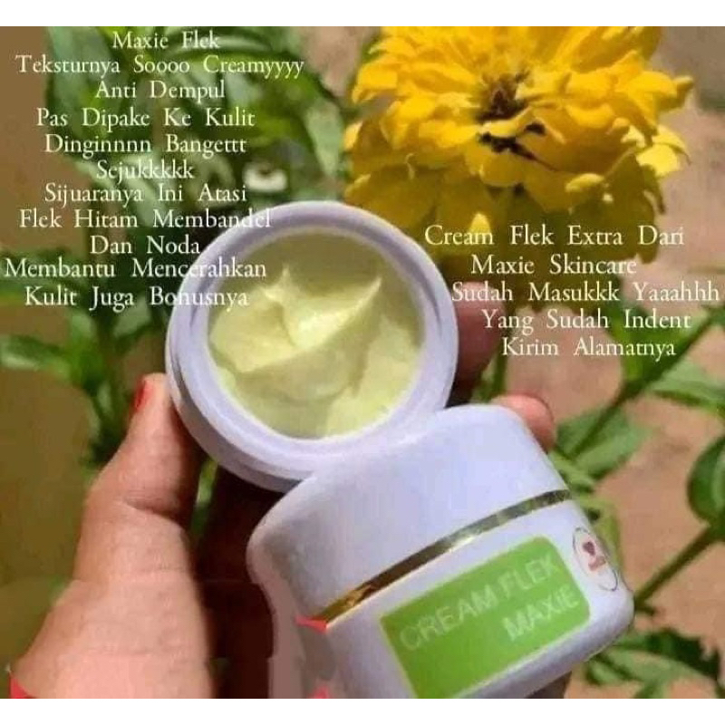 CREAM FLEK HITAM MAXIE GLOW