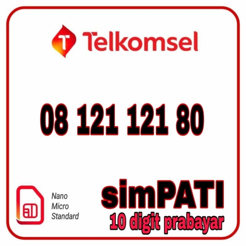 Nomor cantik simpati 10digit 10 digit prabayar nocan no cantik nomer kartu perdana telkomsel simpati