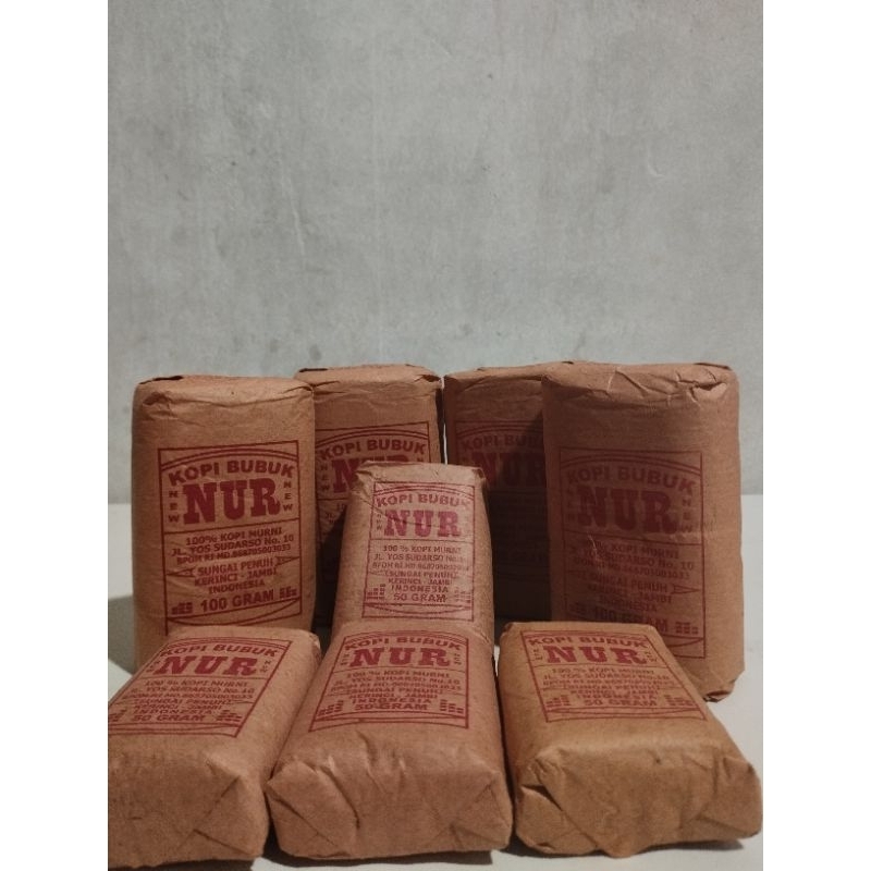 

KOPI BUBUK KERINCI KOPI NUR 100 gram KOPI ROBUSTA KERINCI MURNI