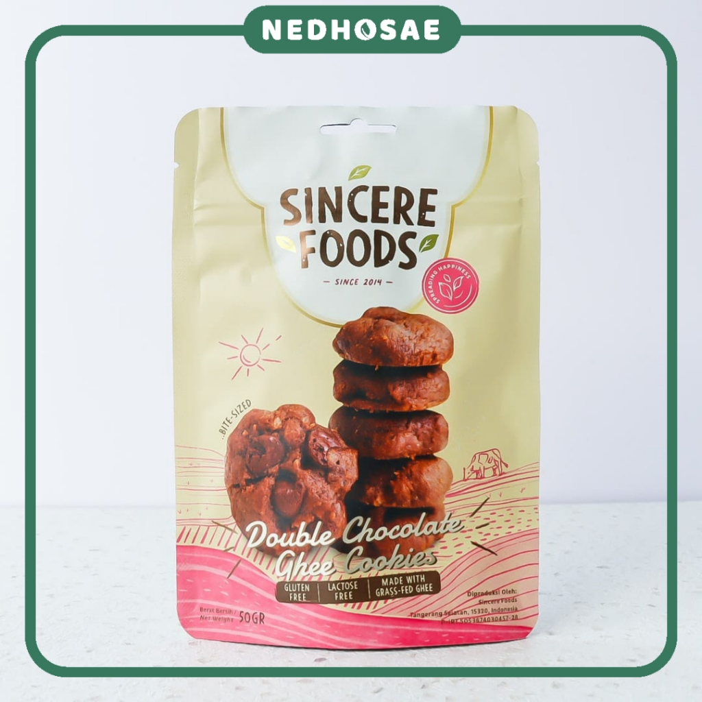 

Double Chocolate Ghee Cookies Gluten Free Lactose Free Sincere Foods