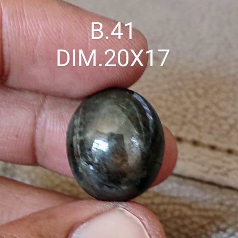 NATURAL BATU PERMATA BLACK SAFIR SAPHIRE SAPPHIRE STAR THAILAND