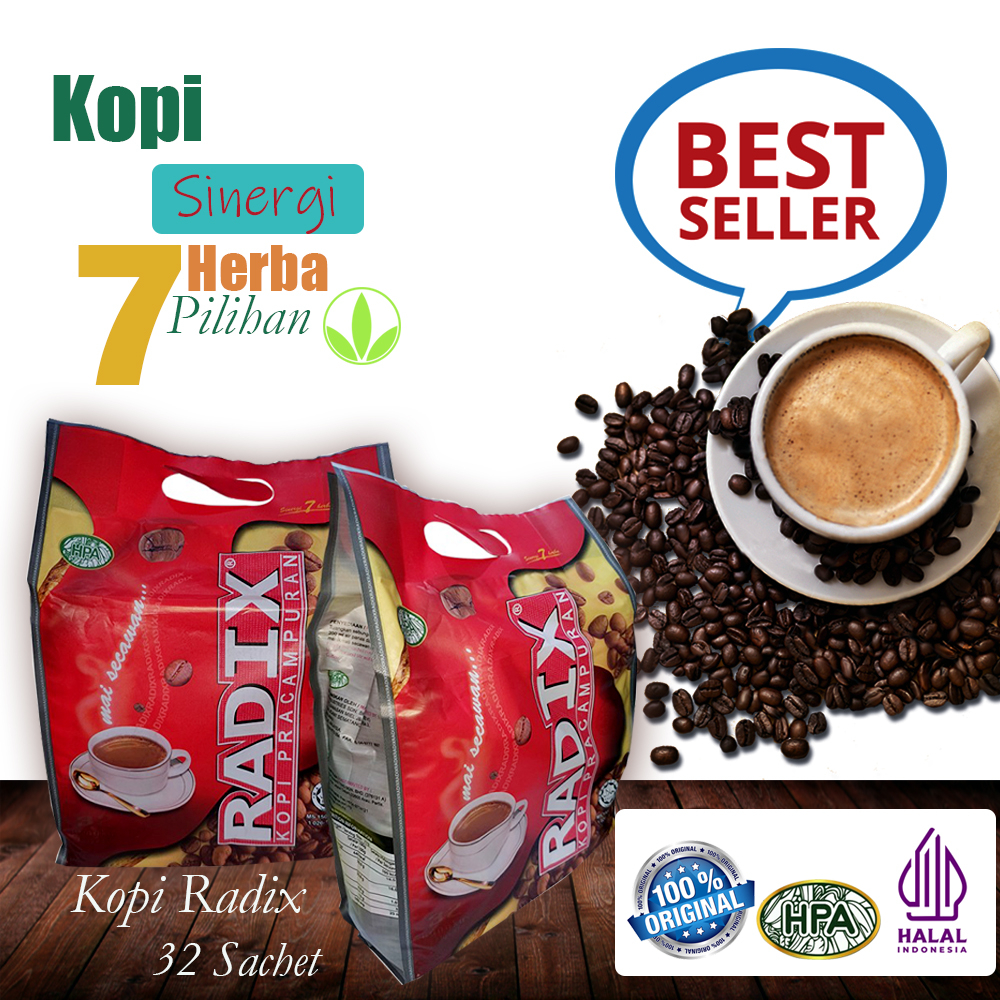 

Kopi Radix HPA 32 Sachet