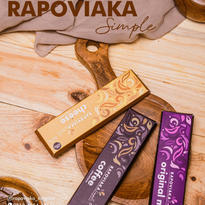 

Rapoviaka Simple Cokelat 41 gram Varian Ori Milk