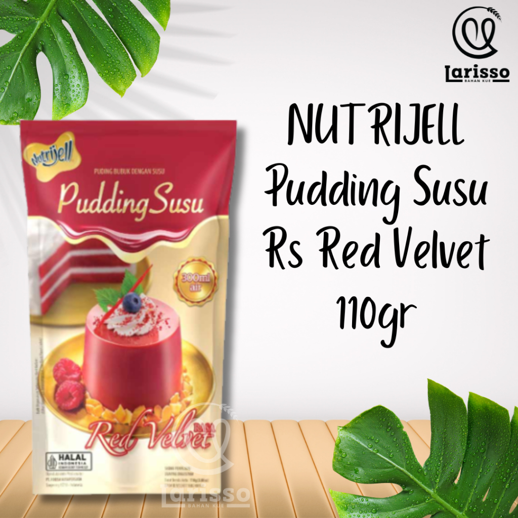 

NUTRIJELL PUDDING SUSU RASA RED VELVET 110GR PUDING BUBUK DENGAN SUSU RS RED VELVET