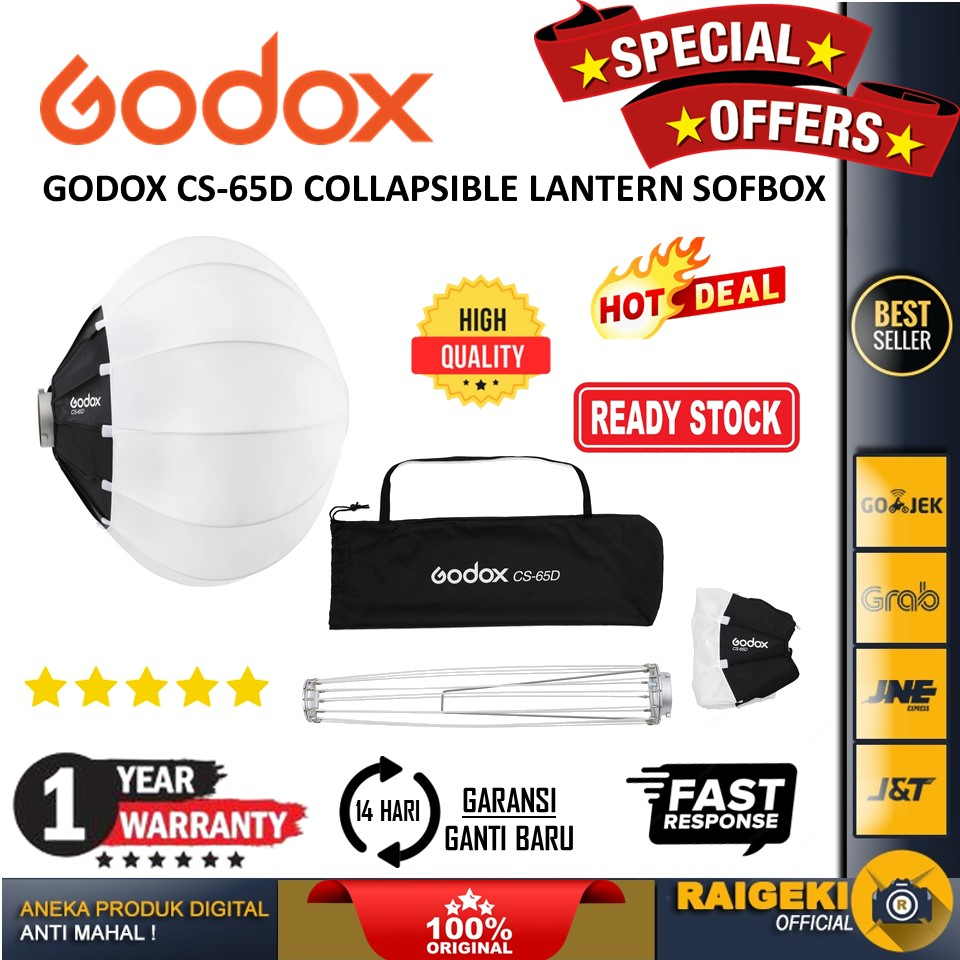 Godox CS-65D Collapsible Lantern Softbox 65cm Bowens Mount CS65D