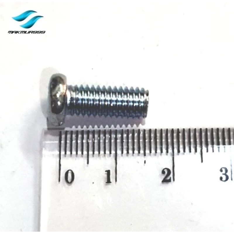 baut jp 6x15 baut obeng per 100 pcs