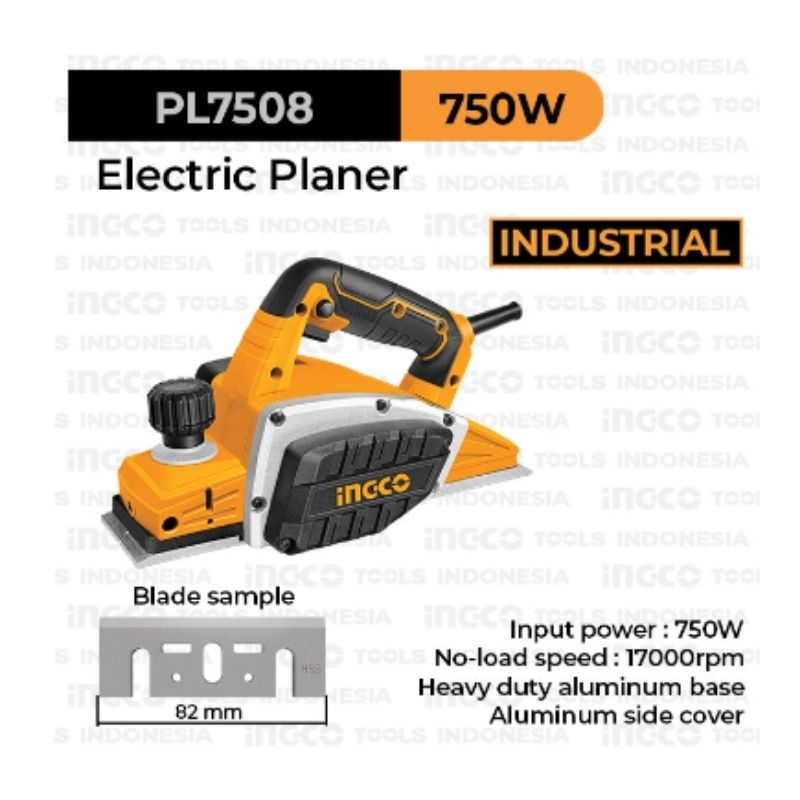 Mesin Serut Ketam Ingco PL7508