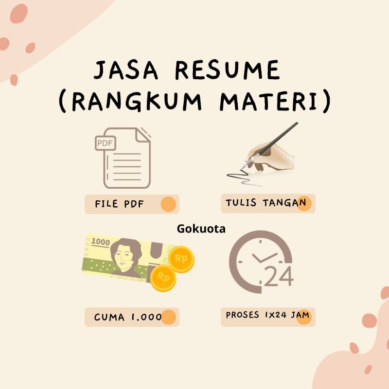 

JASA PEMBUATAN RESUME | JOKI RESUME