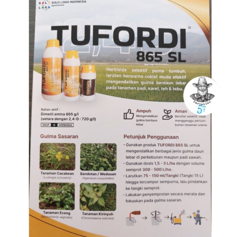 TUFORDI 865SL (2,4-D Dimetil Amina 865 g/l) 200ML