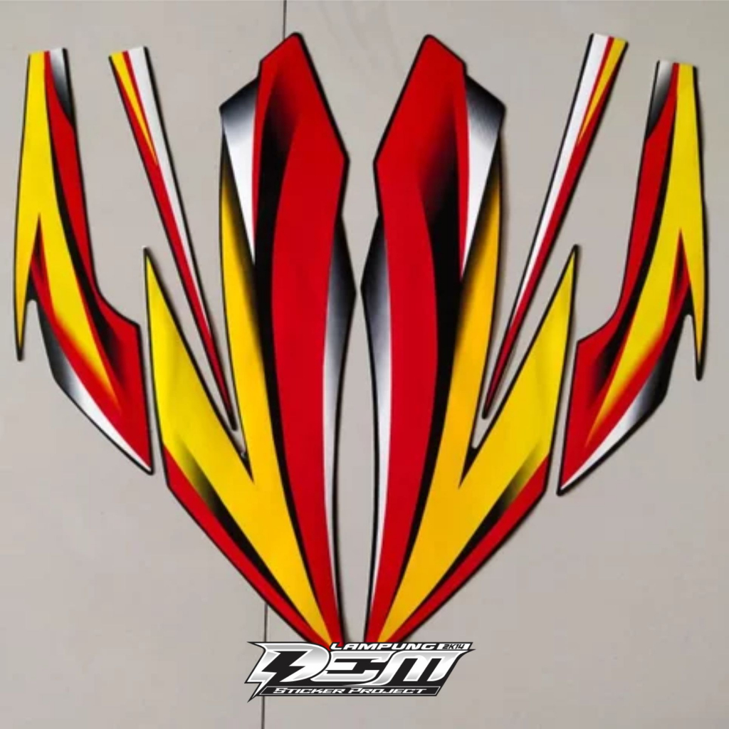 Stiker striping honda gl max  2004/2005 list standar berkualitas terbaik ter murah