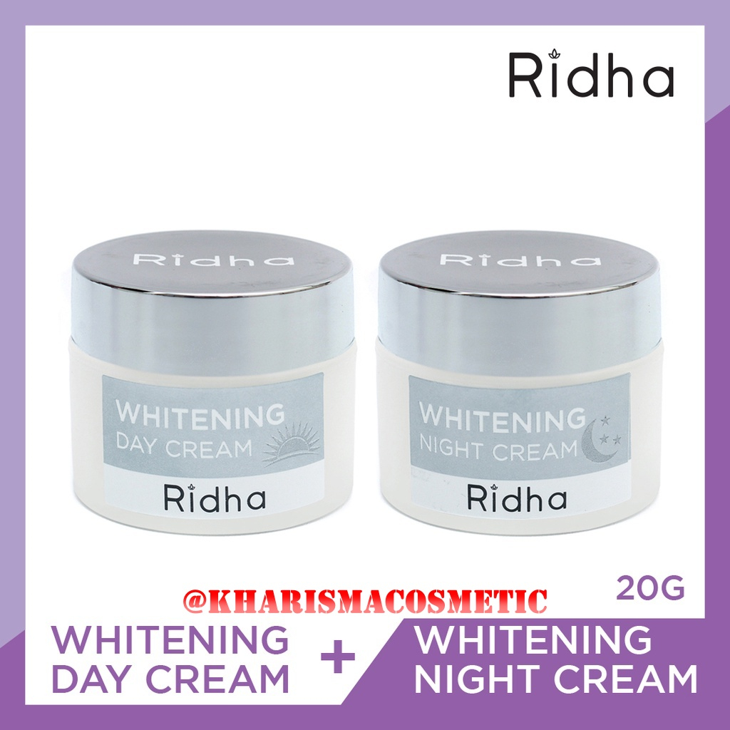 RIDHA WHITENING DAY CREAM & NIGHT CREAM