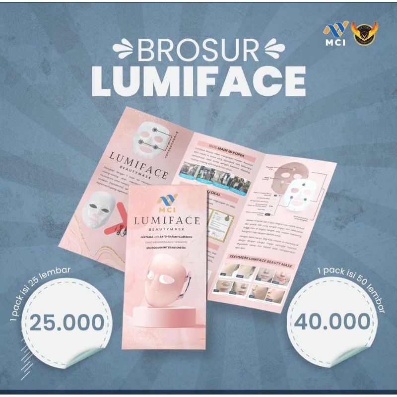 

BROSUR LUMIFACE isi 25 / 50