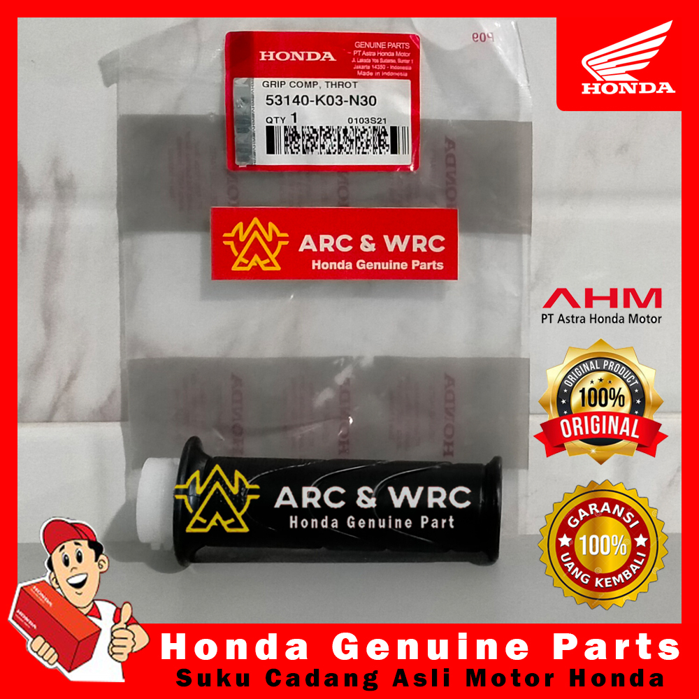 Handgrip Handfat Karet Grip Stang Revo FI / Supra X 125 FI // 53140K03N30