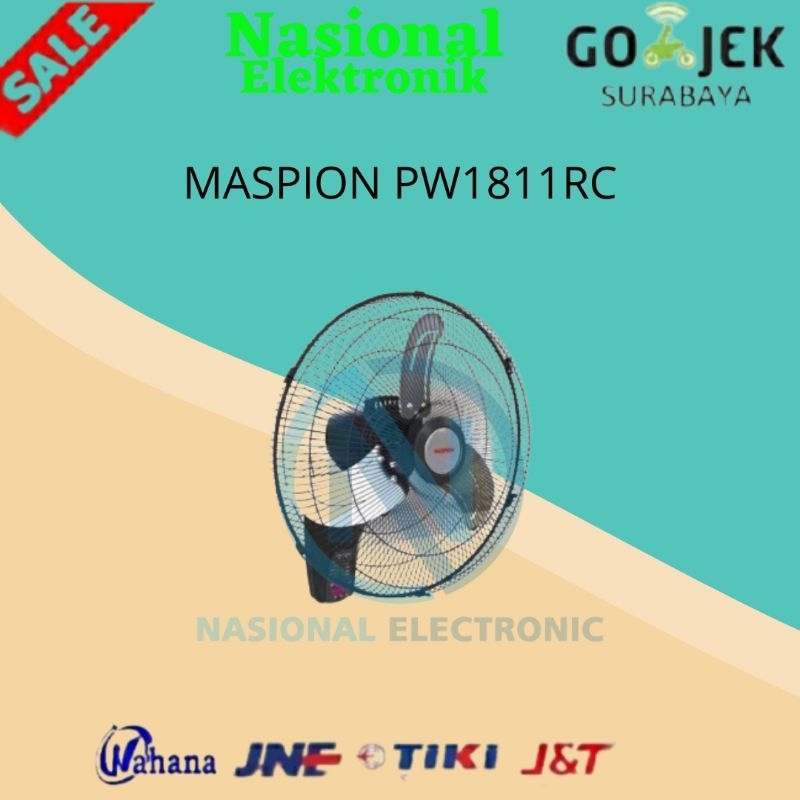 WALL FAN MASPION PW1811RC/WALL FAN PW1811RC/MASPION PW1811RC/KIPAS ANGIN DINDING MASPION/KIPAS DINDI