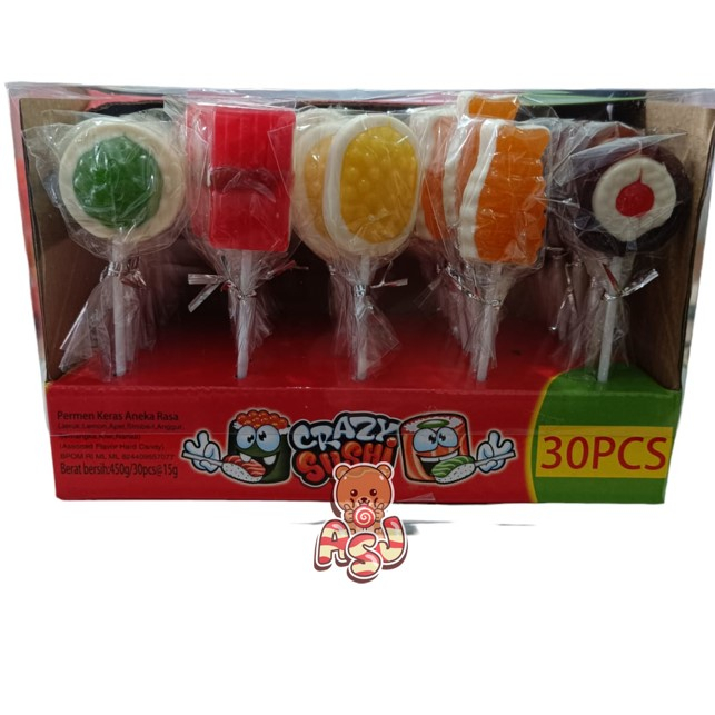 

PERMEN KERAS CRAZY SUSHI BOX ISI 30 X 15GR