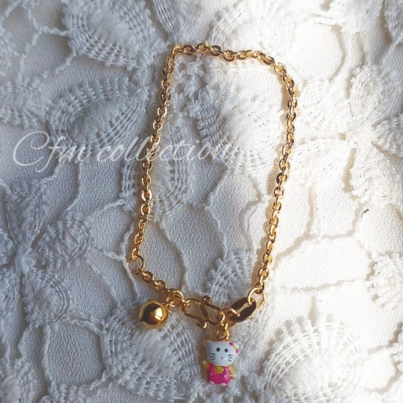 Gelang Bayi Anak Nori Hellokitty Emas Muda 1 Gram